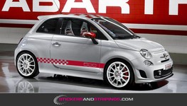 (H) Fiat 500 striping 12 x 177 cm (3451)