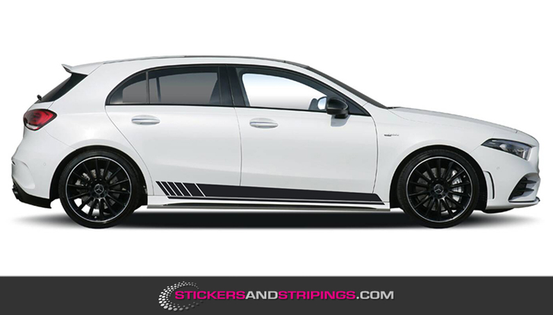 blijven tapijt Watt AMG striping A-Klasse | StickersAndStripings.com