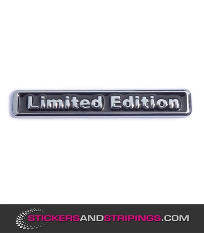 Limited Edition badge Black