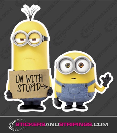 Minion I'm with stupid (3596)