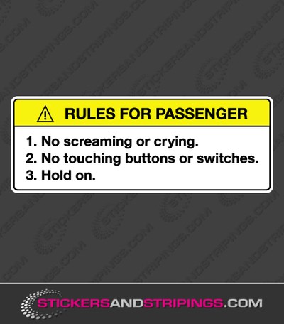 Rules for passenger FC (9211)