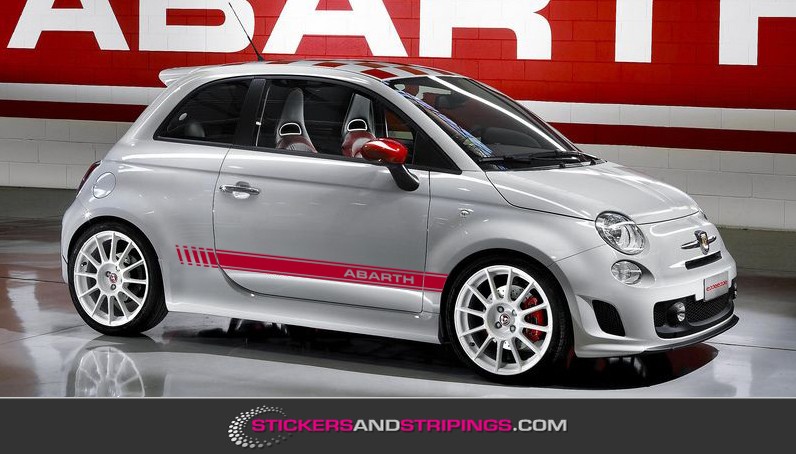 (I) Fiat Abarth striping set 10x165 cm