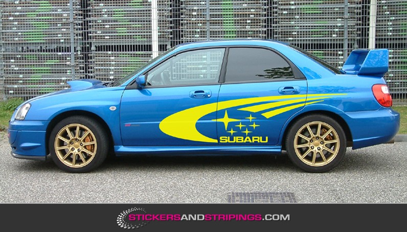 Subaru Impreza striping (1099)