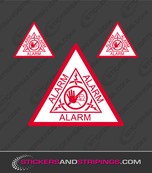 Beveiligingsstickers set 3 stuks (3569)