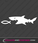 Haai met ichtus vis (270)