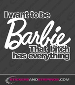 I want to be Barbie (9226)