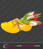 Clog with tulips FC (6003)