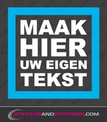 Maak uw eigen tekststicker