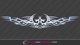 3D Tribal Ice chrome (900)